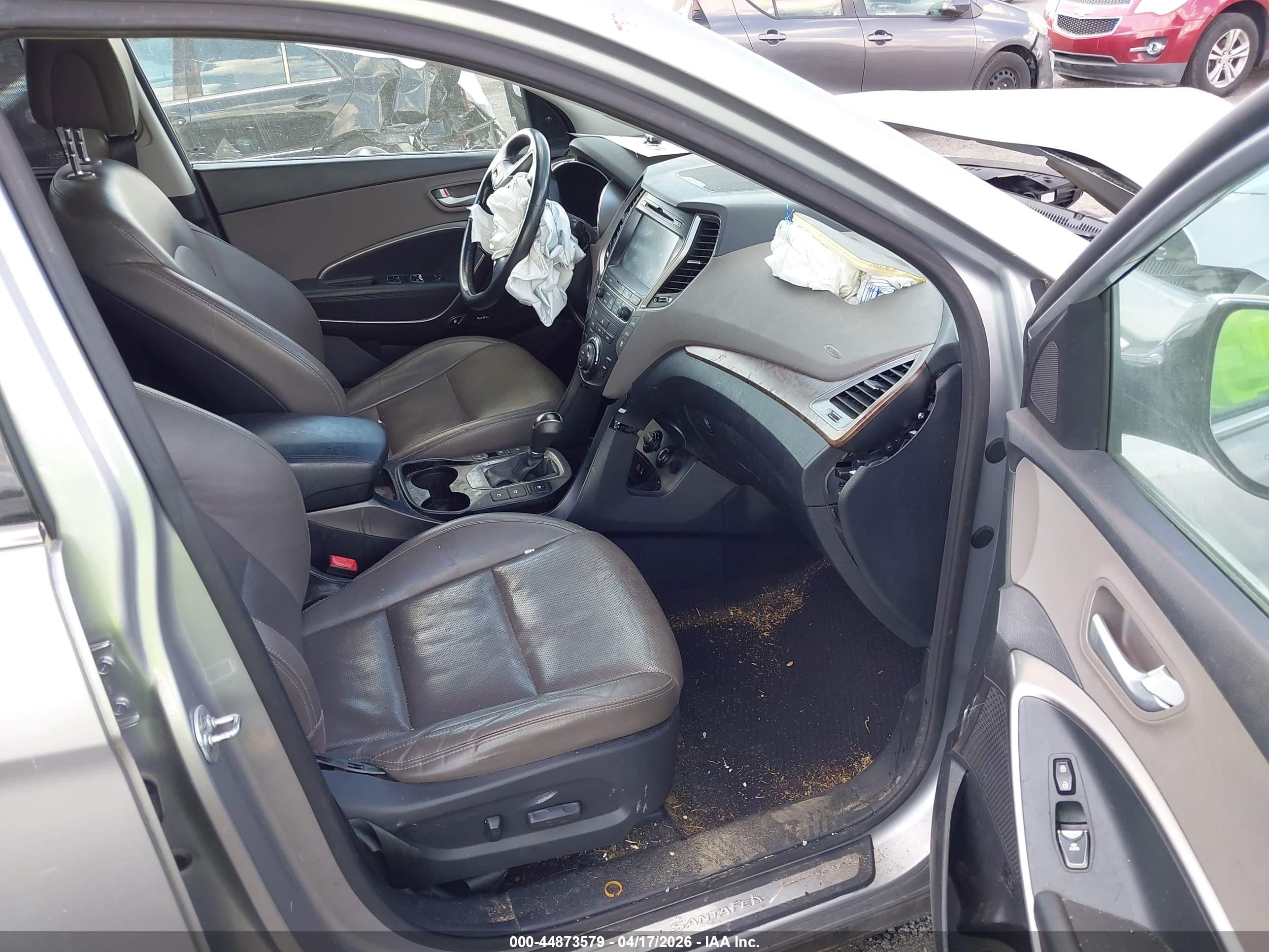 2017 Hyundai Santa Fe Se Ultimate Серый vin: KM8SRDHF2HU230069