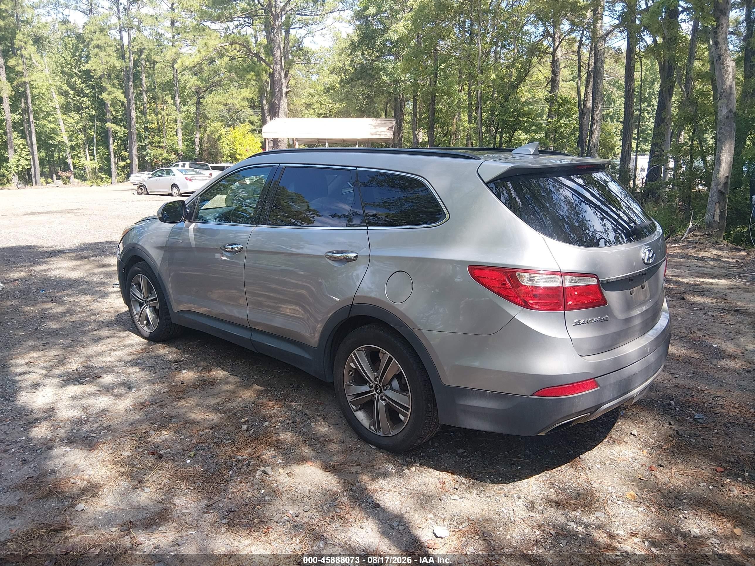 2013 Hyundai Santa Fe Limited Silver vin: KM8SRDHF3DU006013