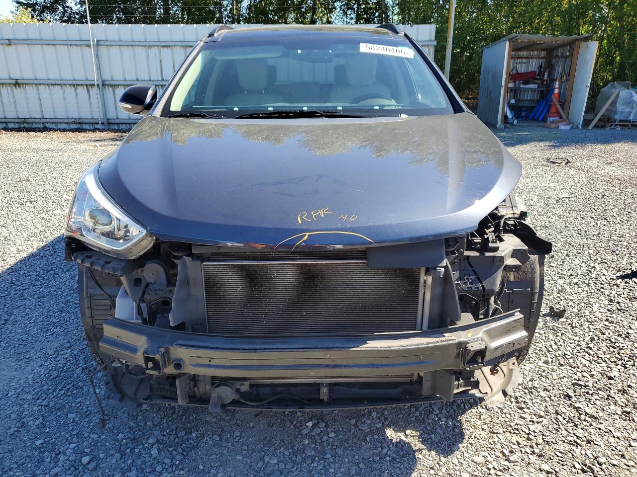 2014 Hyundai Santa Fe Gls Gray vin: KM8SRDHF3EU068609