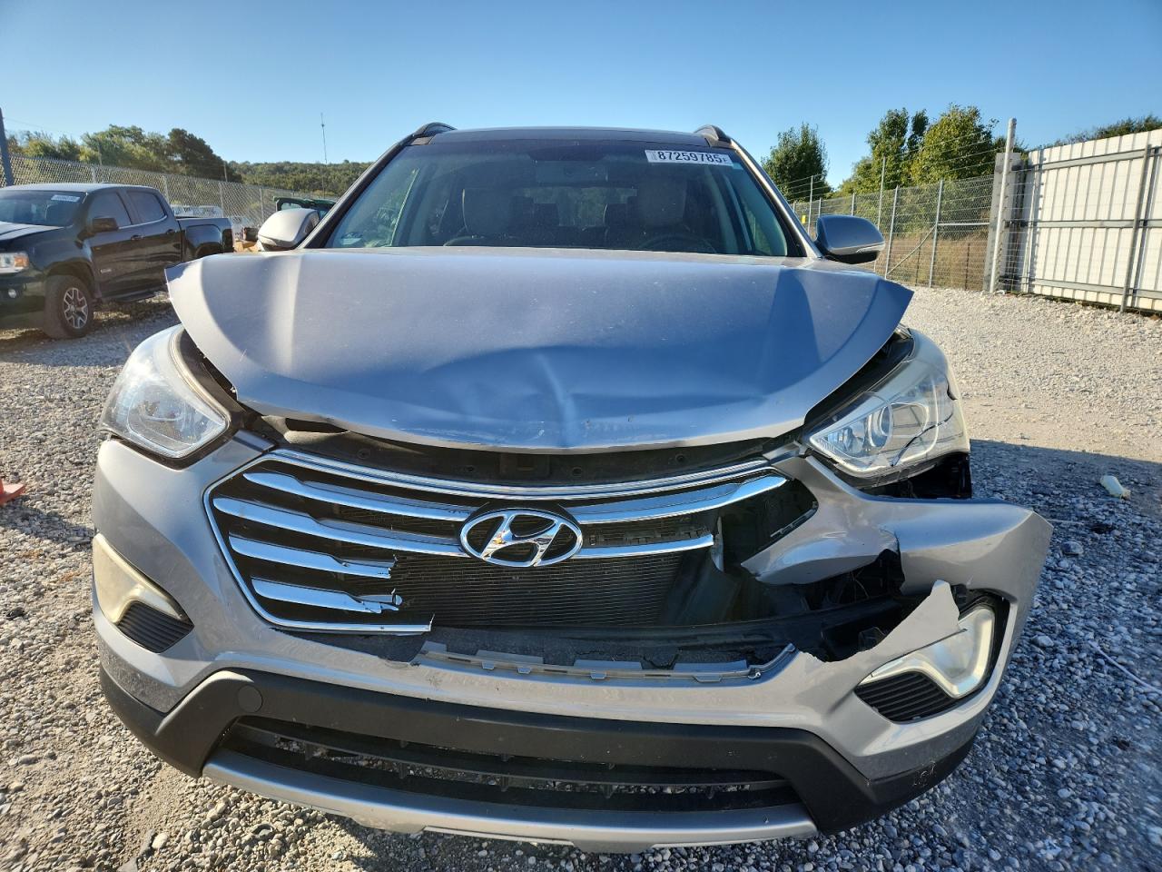 2015 Hyundai Santa Fe Limited Серый vin: KM8SRDHF3FU091583