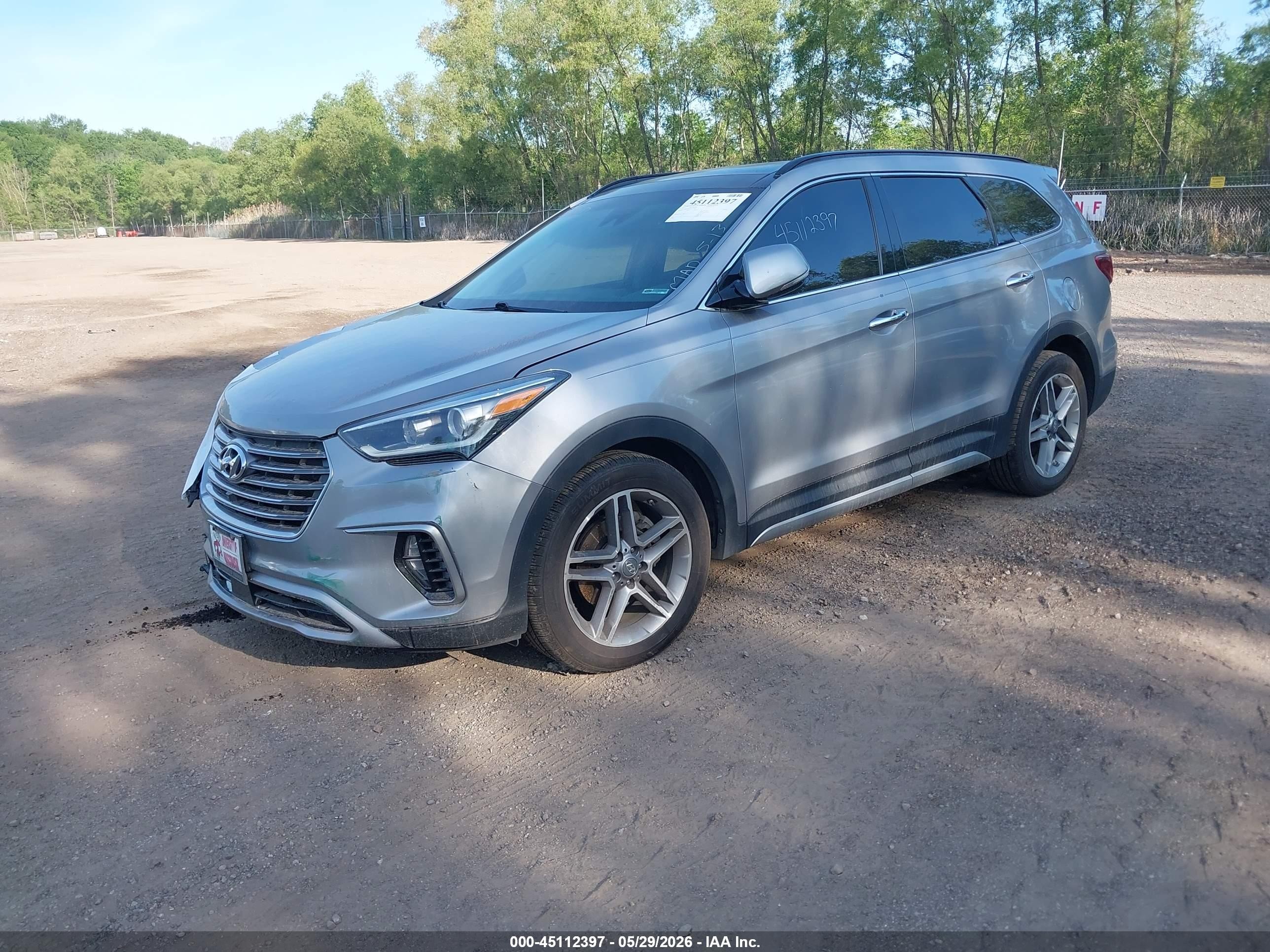 2017 Hyundai Santa Fe Limited Ultimate Gray vin: KM8SRDHF3HU177446