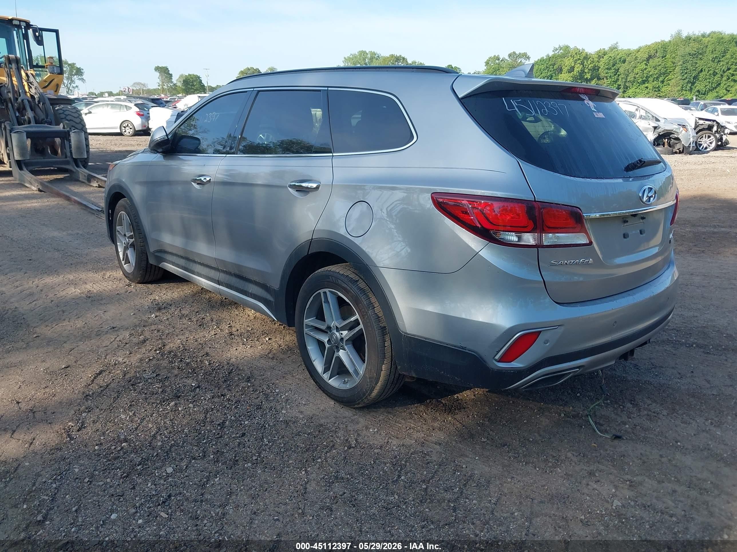 2017 Hyundai Santa Fe Limited Ultimate Gray vin: KM8SRDHF3HU177446
