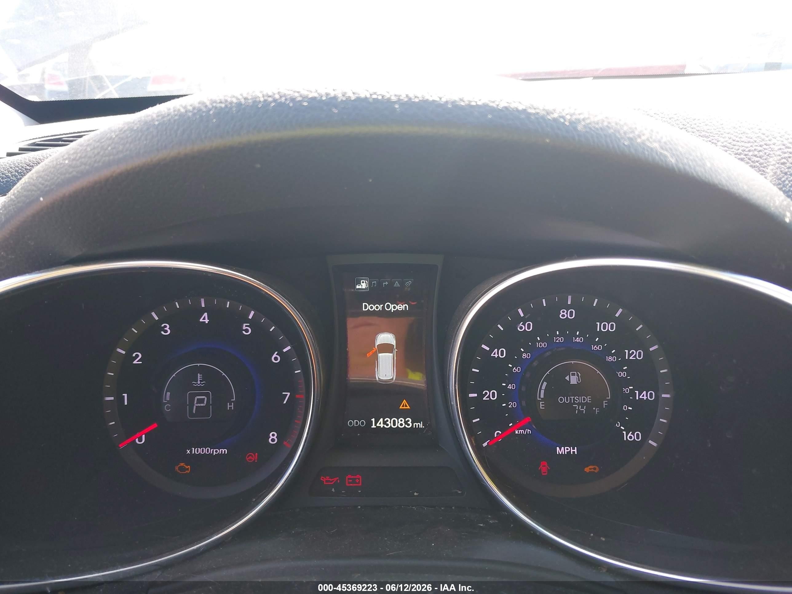 2014 Hyundai Santa Fe Limited Black vin: KM8SRDHF4EU076976