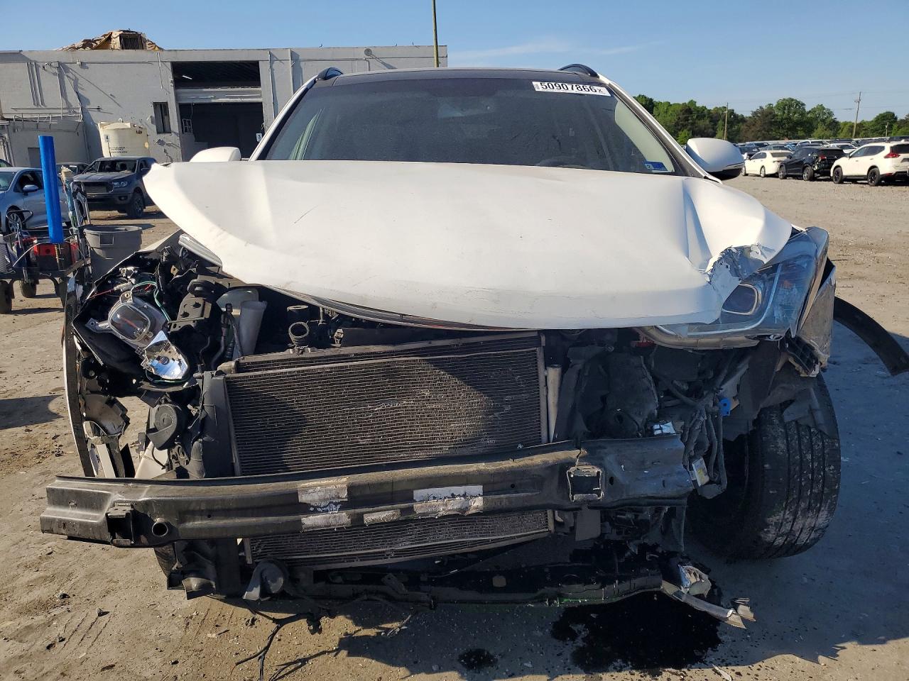 2014 Hyundai Santa Fe Gls White vin: KM8SRDHF4EU077450