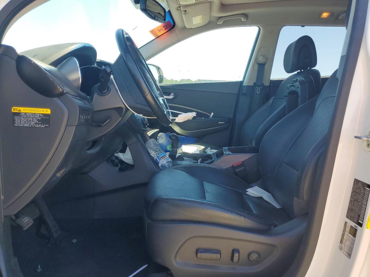 2014 Hyundai Santa Fe Limited White vin: KM8SRDHF4EU088187