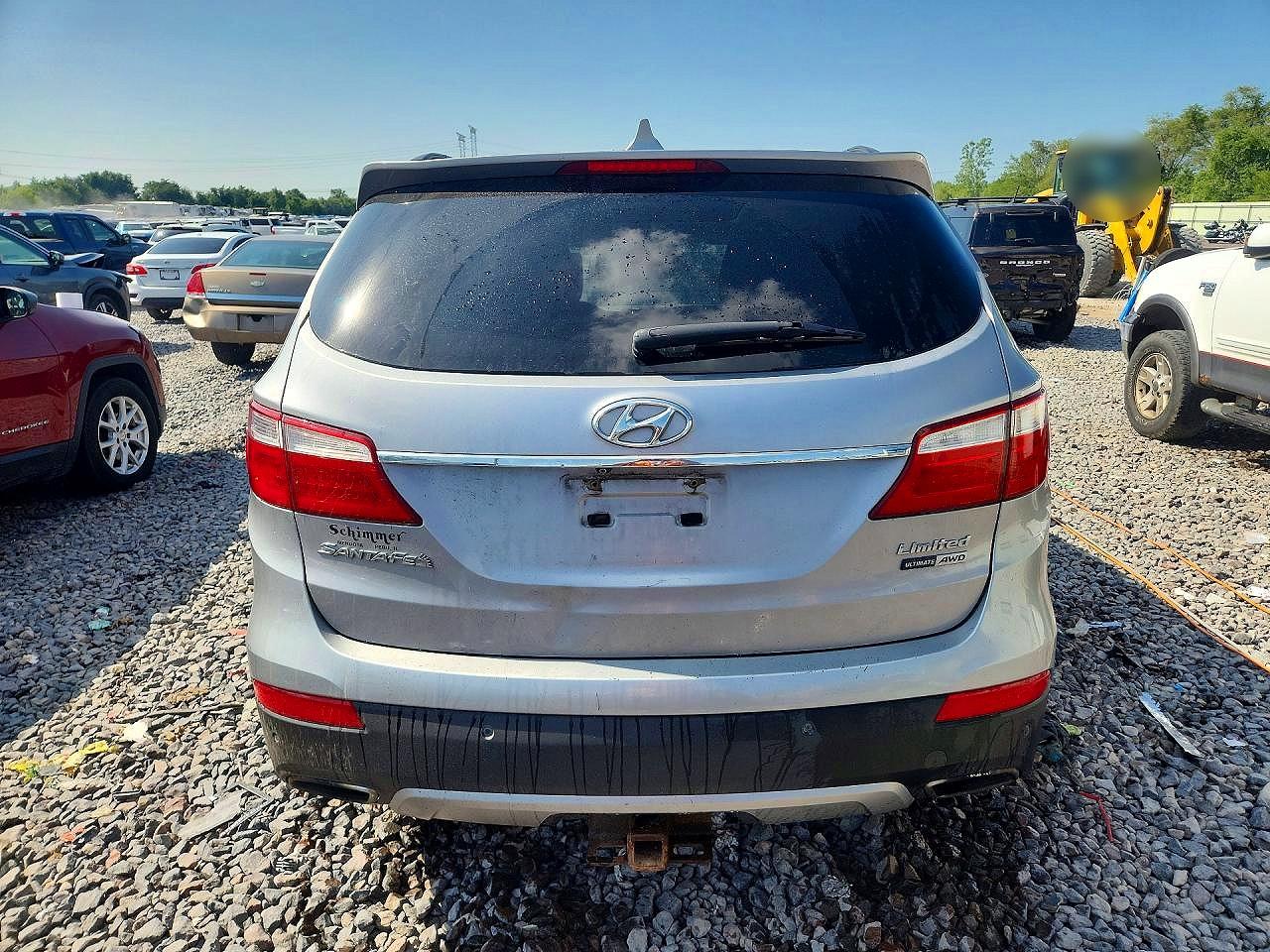 2015 Hyundai Santa Fe Limited Silver vin: KM8SRDHF4FU100811