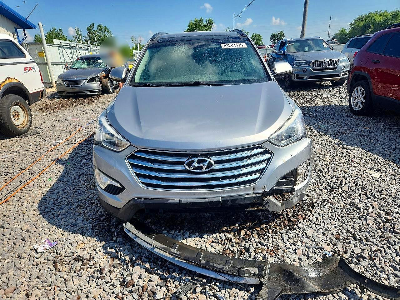 2015 Hyundai Santa Fe Limited Silver vin: KM8SRDHF4FU100811