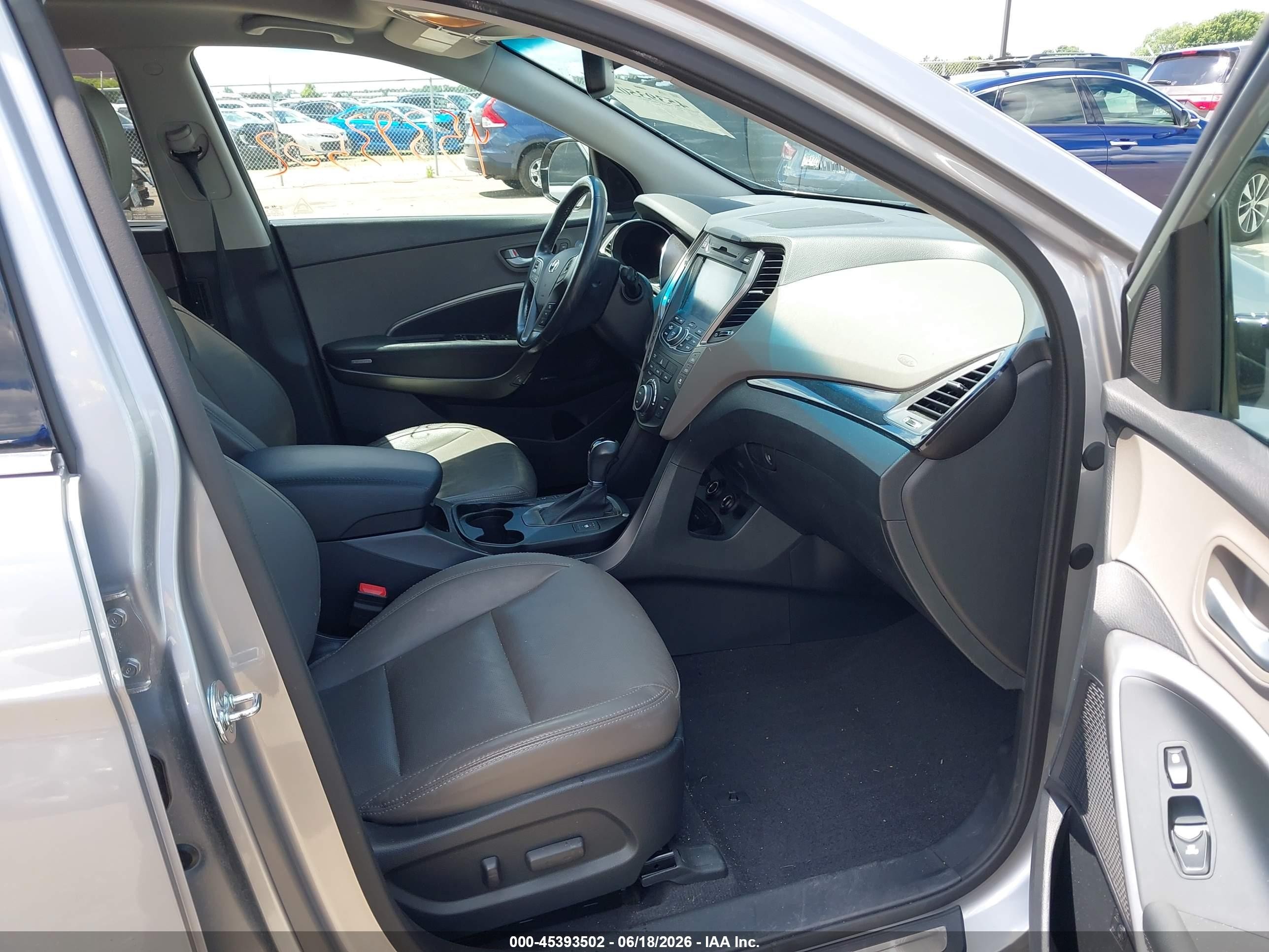 2015 Hyundai Santa Fe Gls Серебряный vin: KM8SRDHF4FU120976