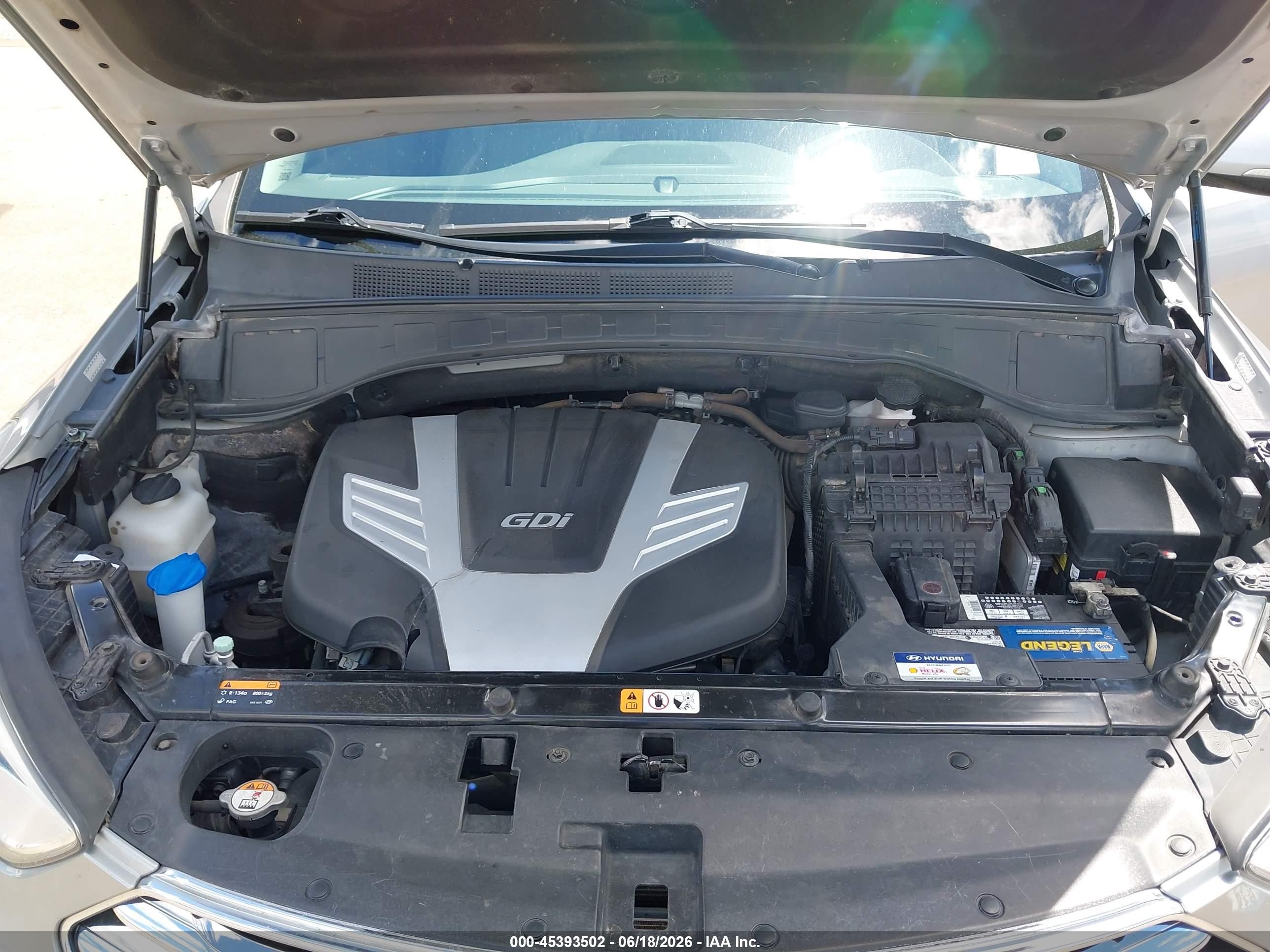 2015 Hyundai Santa Fe Gls Серебряный vin: KM8SRDHF4FU120976
