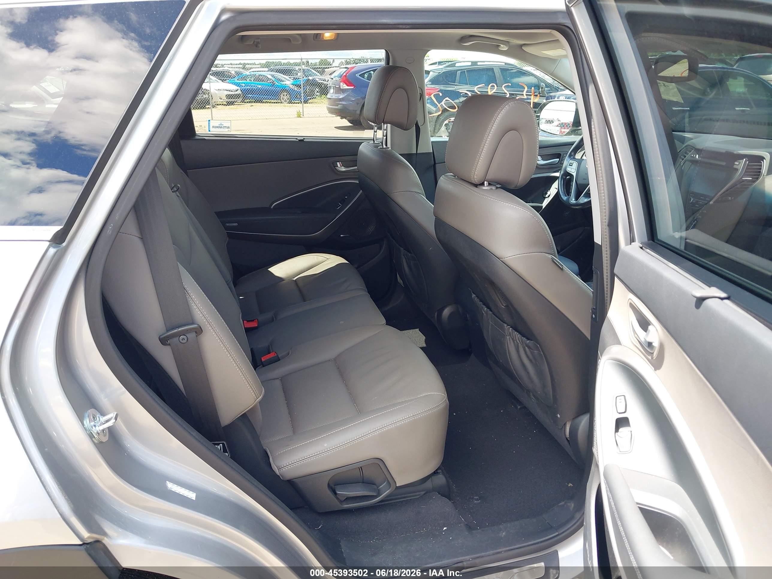 2015 Hyundai Santa Fe Gls Серебряный vin: KM8SRDHF4FU120976