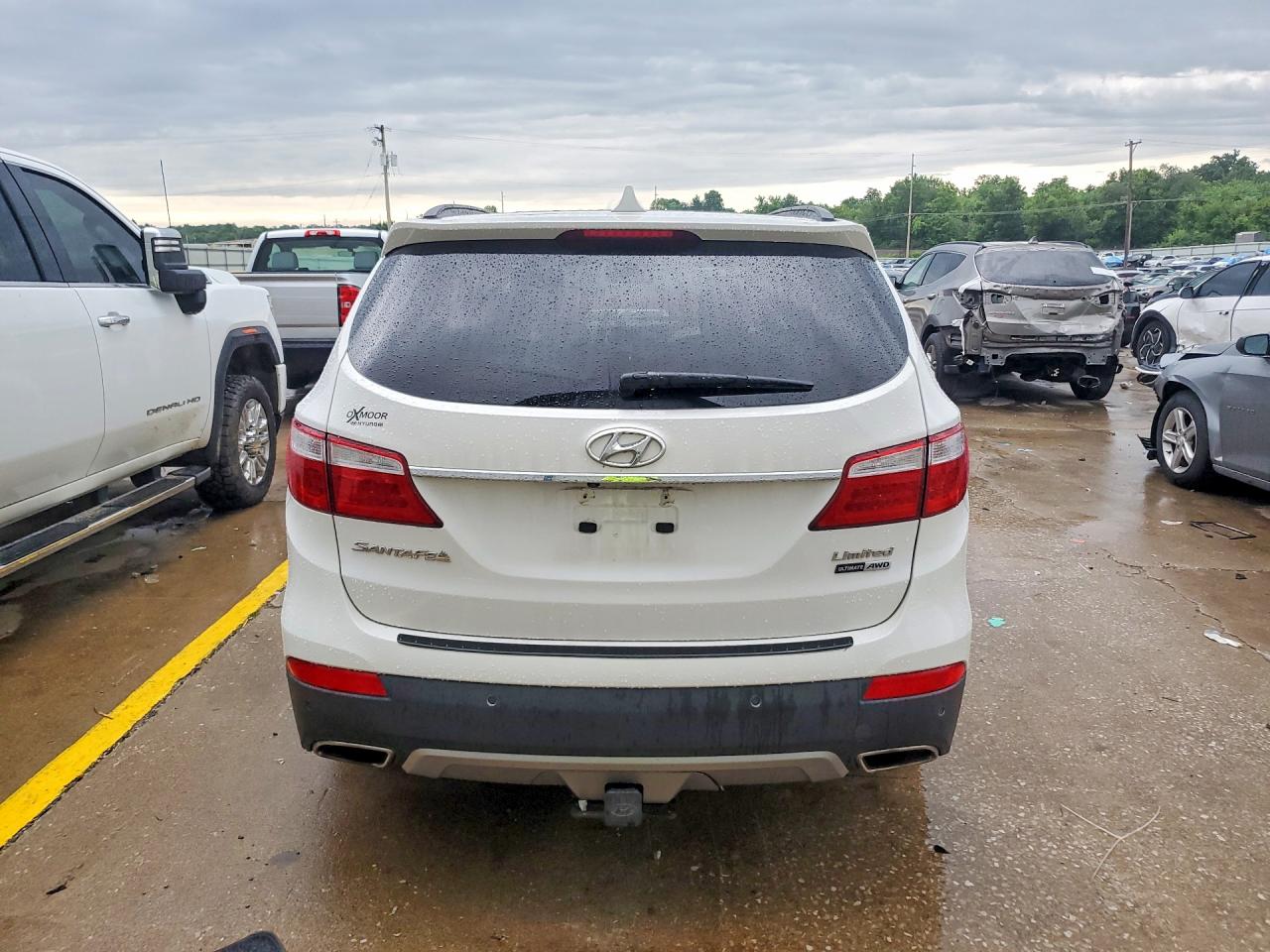 2015 Hyundai Santa Fe Limited White vin: KM8SRDHF4FU125997