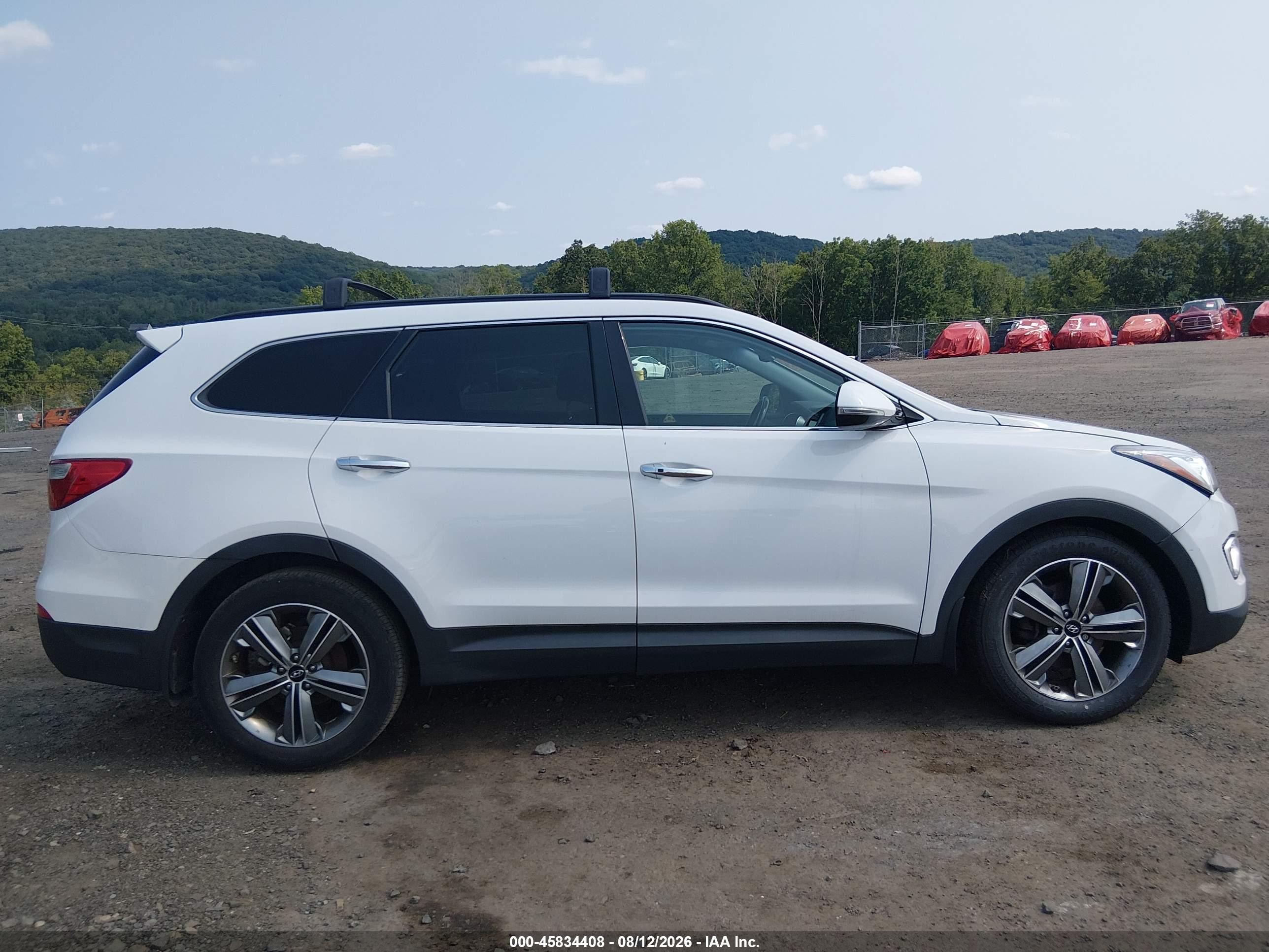 2015 Hyundai Santa Fe Gls White vin: KM8SRDHF4FU128995