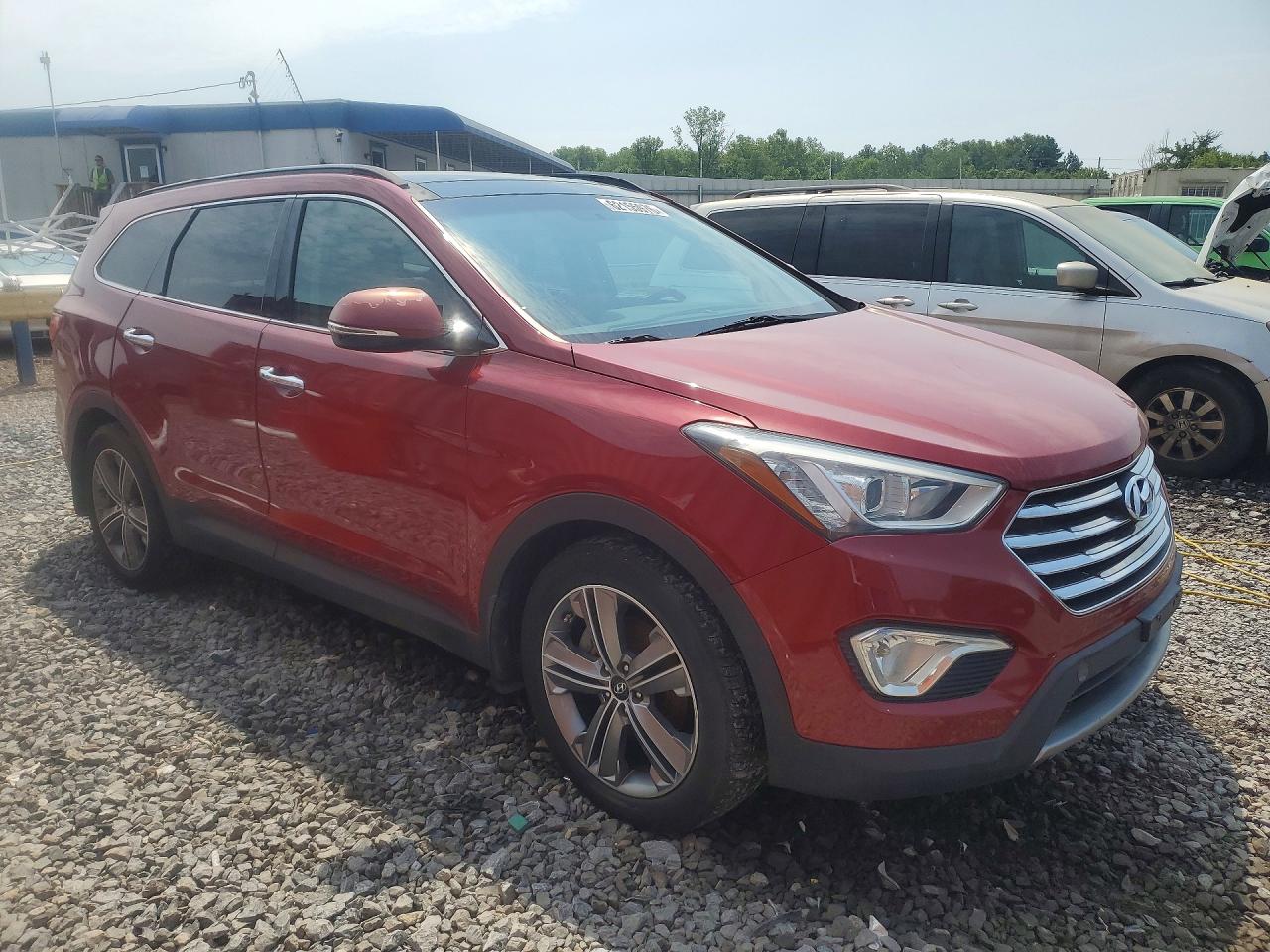 2015 Hyundai Santa Fe Gls Red vin: KM8SRDHF5FU115950