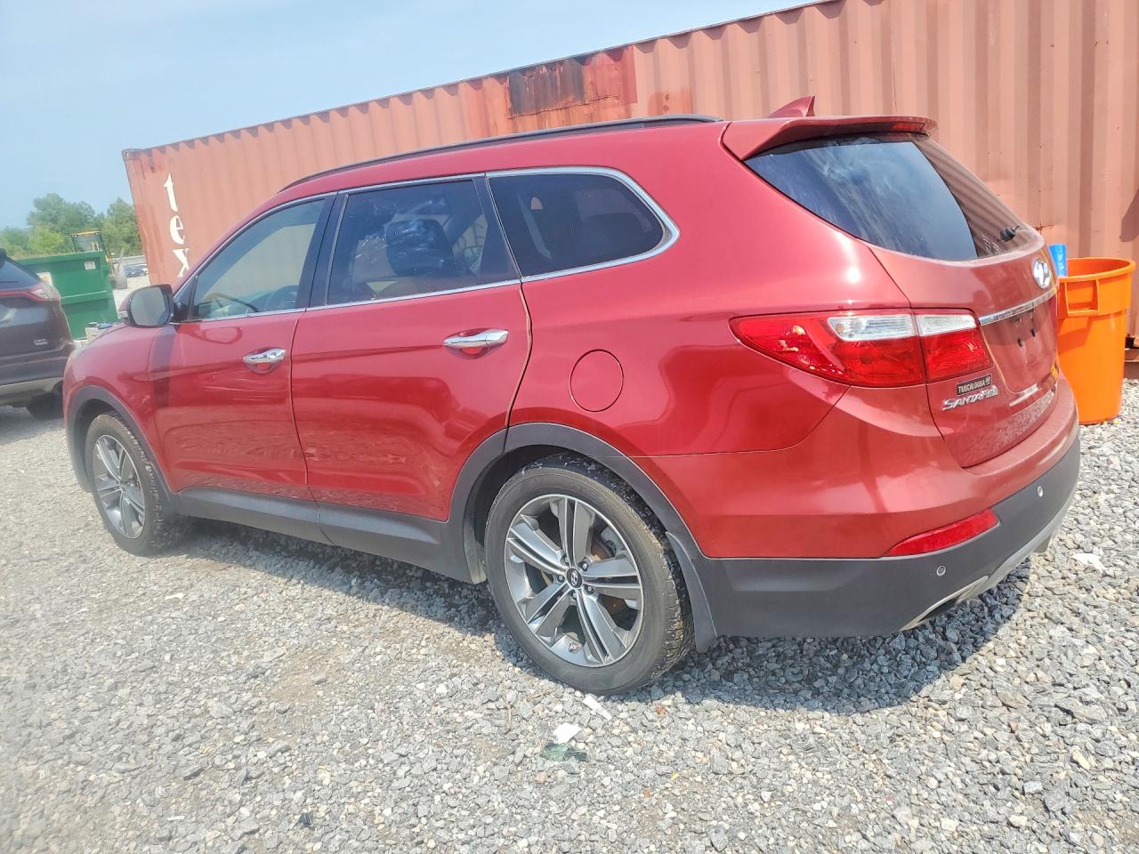 2015 Hyundai Santa Fe Gls Red vin: KM8SRDHF5FU115950