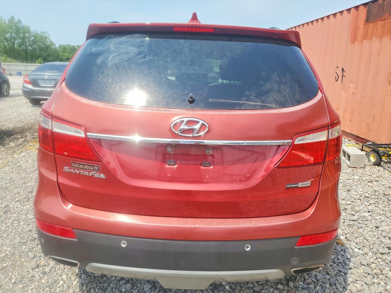 2015 Hyundai Santa Fe Gls Red vin: KM8SRDHF5FU115950