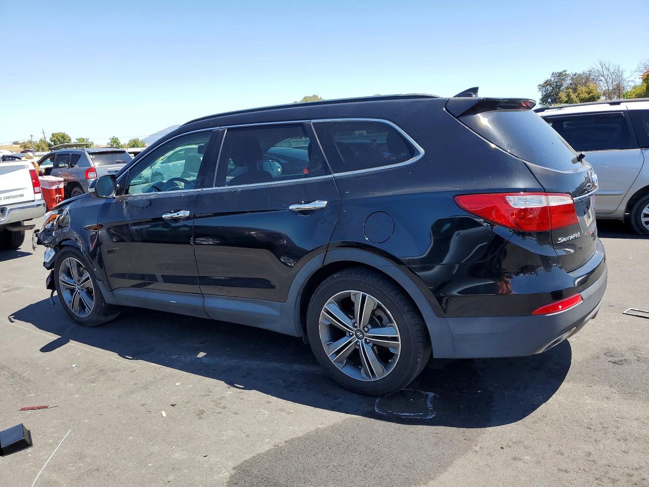 2013 Hyundai Santa Fe Limited Black vin: KM8SRDHF6DU011318