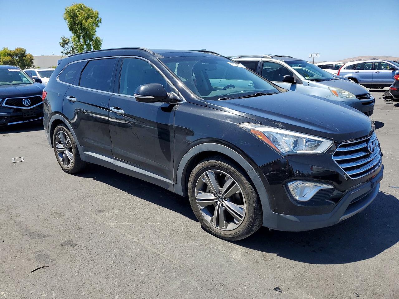 2013 Hyundai Santa Fe Limited Black vin: KM8SRDHF6DU011318