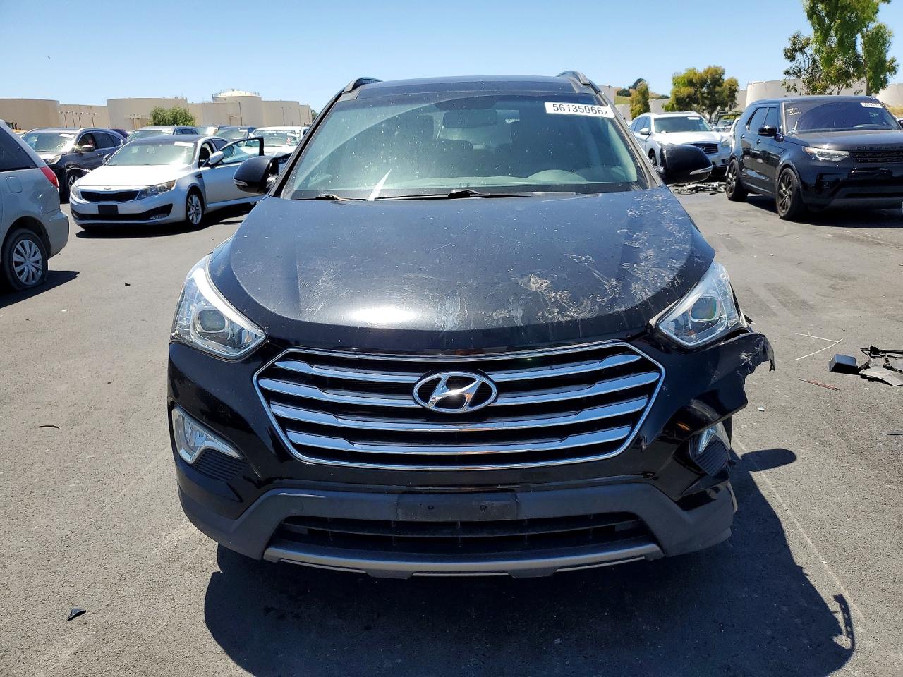 2013 Hyundai Santa Fe Limited Black vin: KM8SRDHF6DU011318