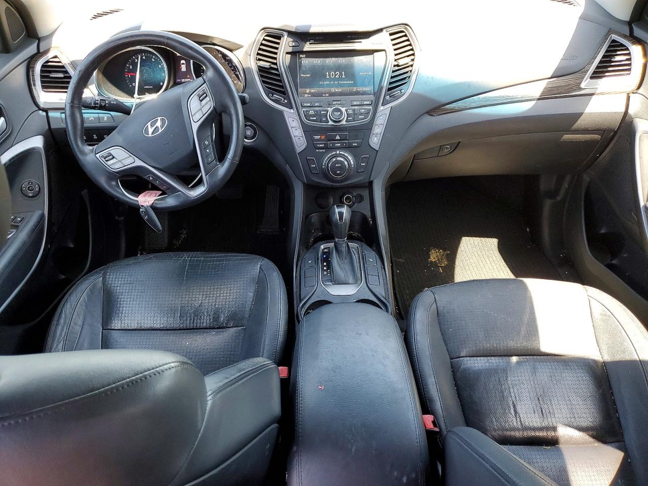 2013 Hyundai Santa Fe Limited Black vin: KM8SRDHF6DU011318