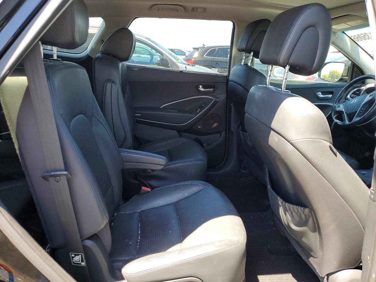 2013 Hyundai Santa Fe Limited Black vin: KM8SRDHF6DU011318