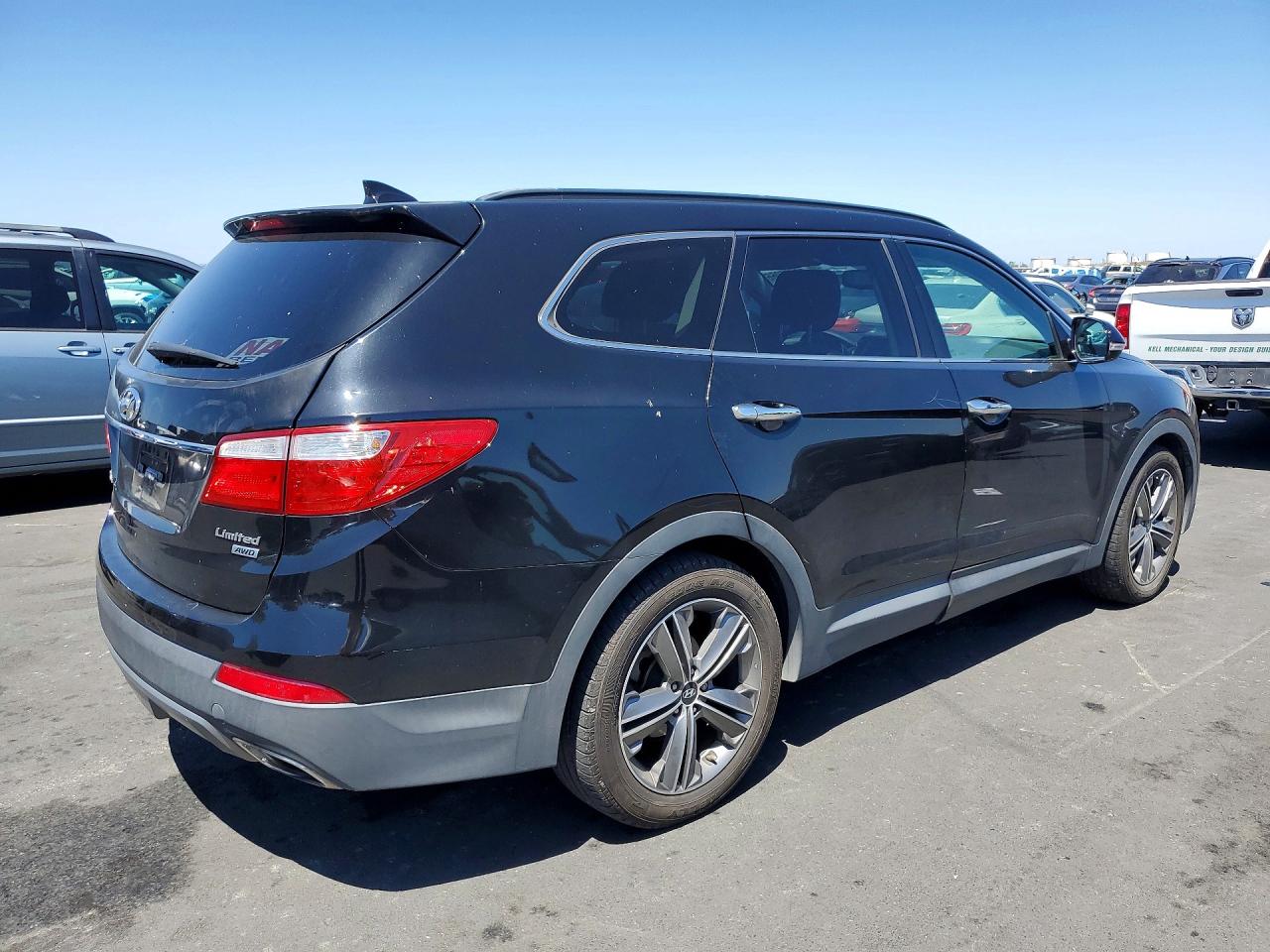 2013 Hyundai Santa Fe Limited Black vin: KM8SRDHF6DU011318