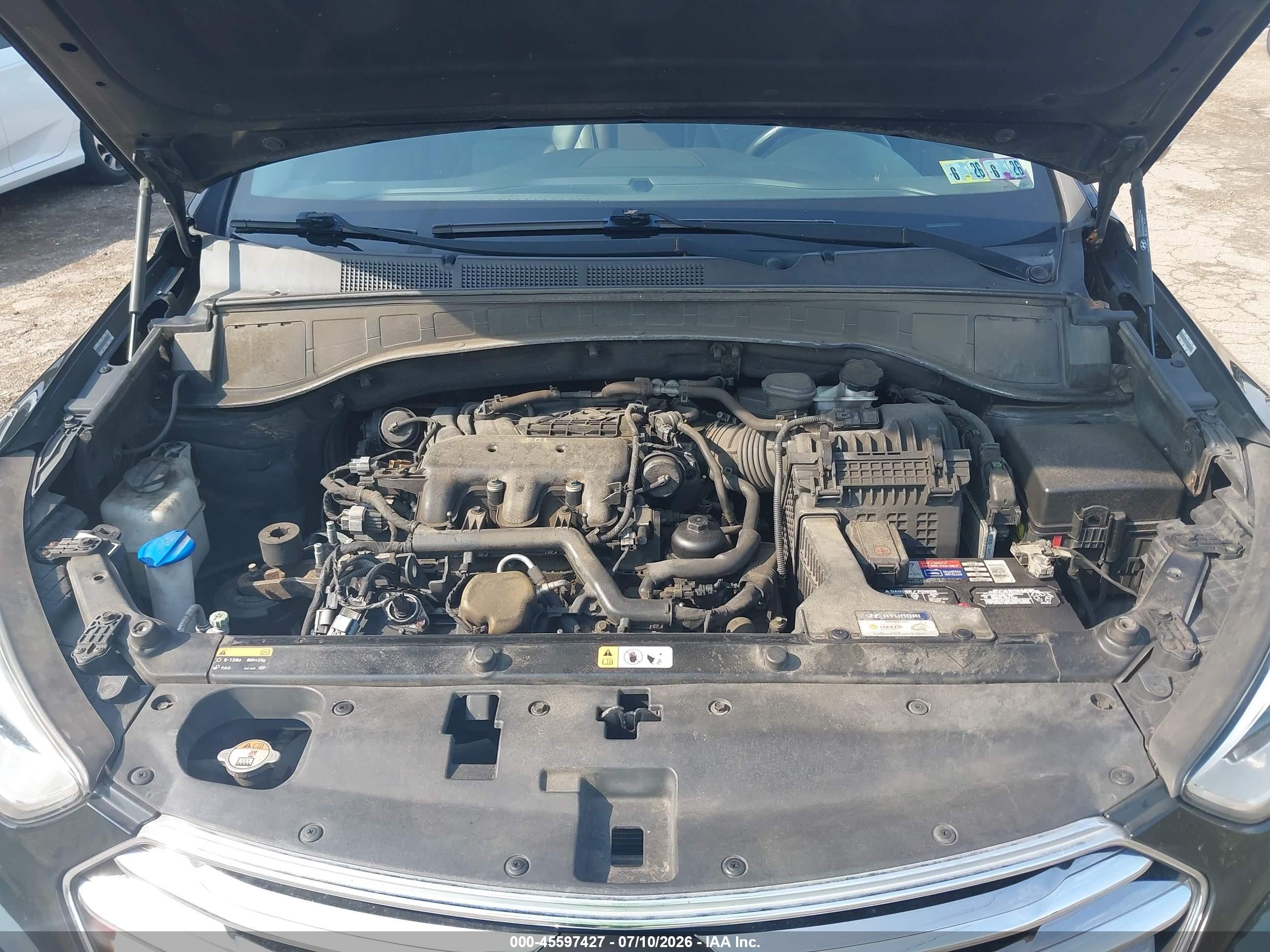 2014 Hyundai Santa Fe Gls Black vin: KM8SRDHF6EU078602