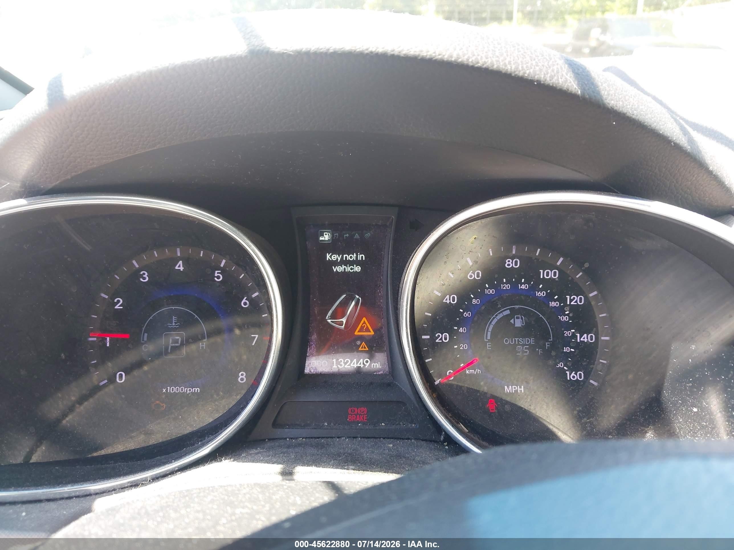 2014 Hyundai Santa Fe Limited Silver vin: KM8SRDHF6EU087400