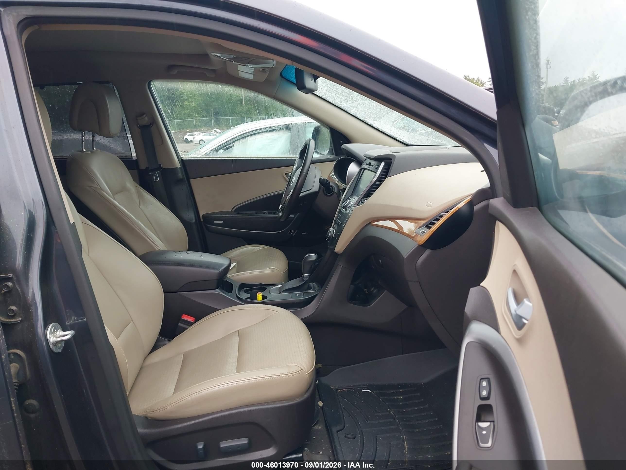 2014 Hyundai Santa Fe Limited Black vin: KM8SRDHF6EU088241