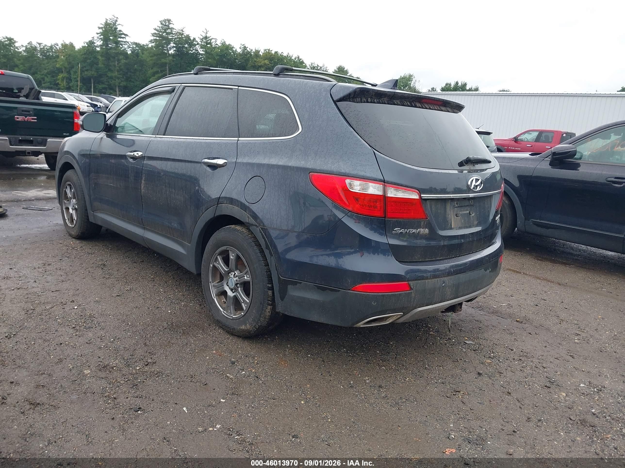 2014 Hyundai Santa Fe Limited Black vin: KM8SRDHF6EU088241