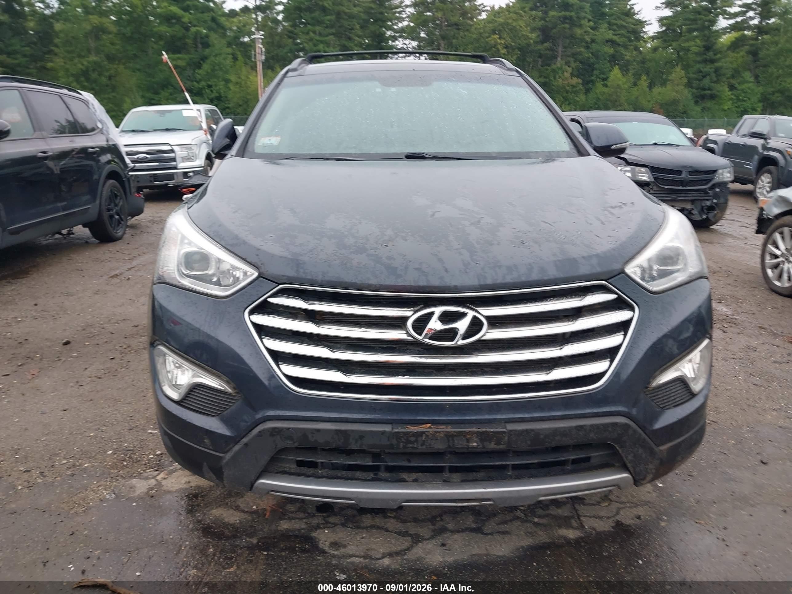 2014 Hyundai Santa Fe Limited Black vin: KM8SRDHF6EU088241