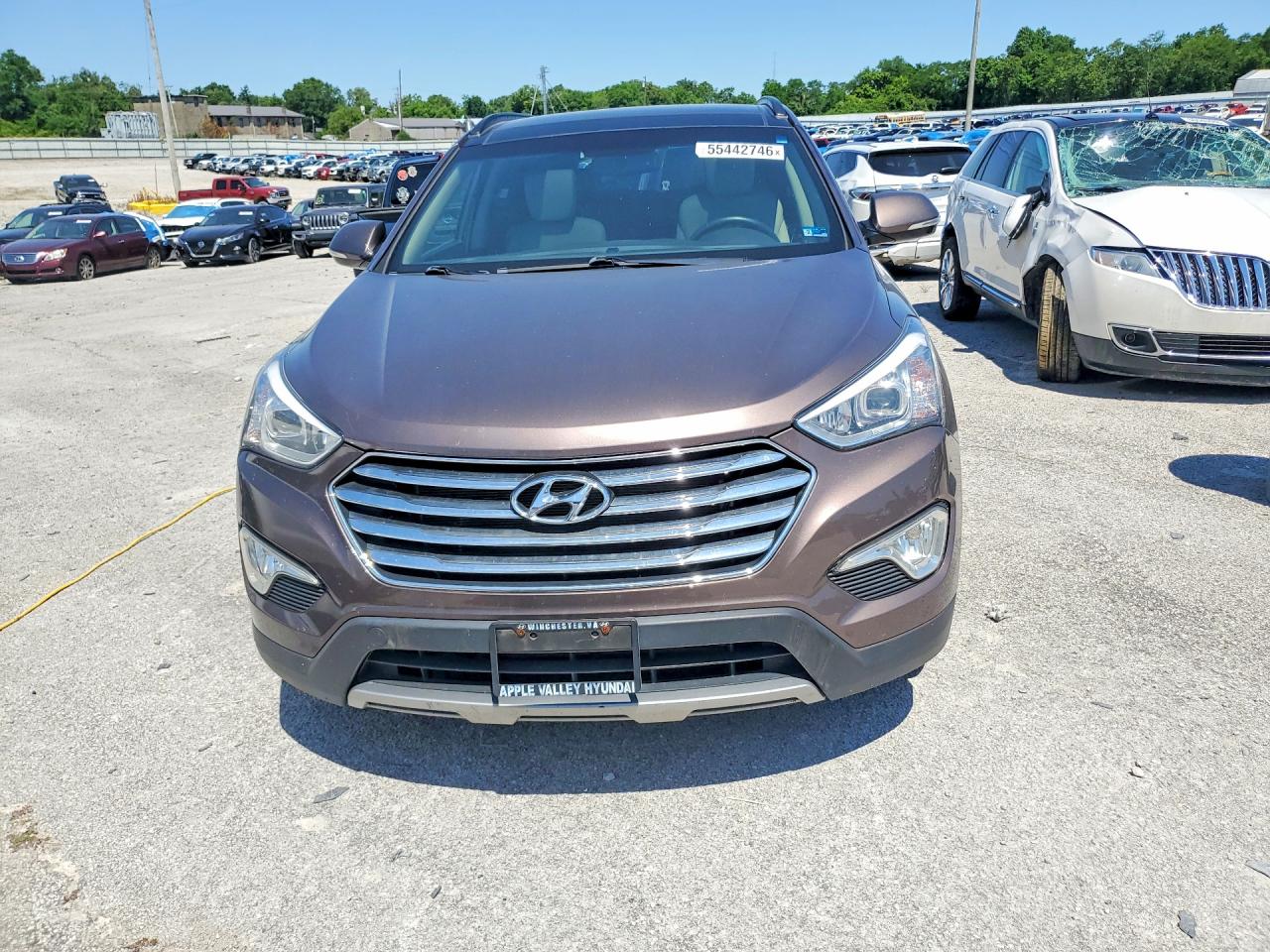 2015 Hyundai Santa Fe Limited Brown vin: KM8SRDHF6FU105492