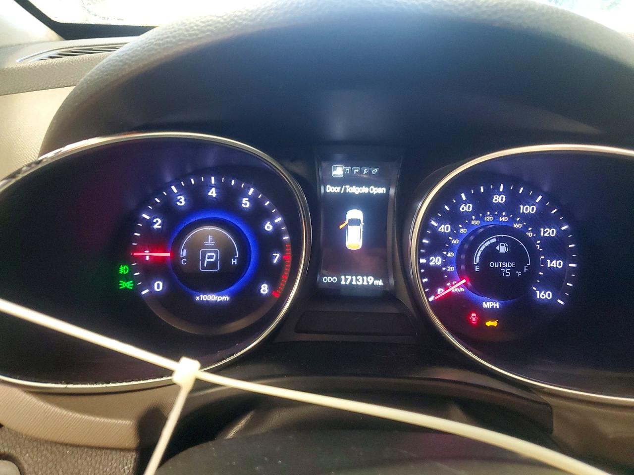 2013 Hyundai Santa Fe Limited Silver vin: KM8SRDHF7DU013269