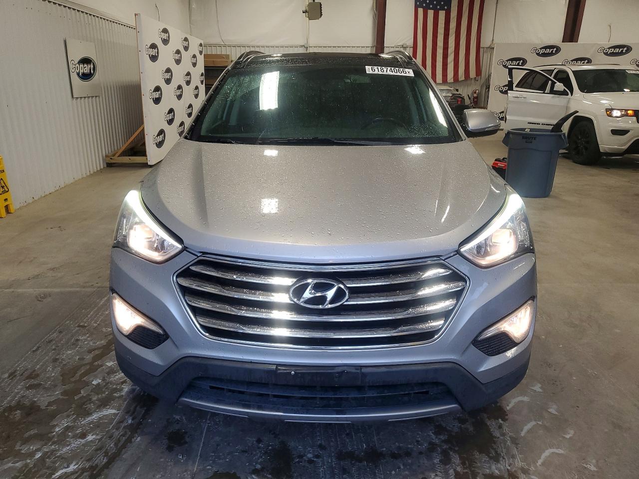 2013 Hyundai Santa Fe Limited Silver vin: KM8SRDHF7DU013269