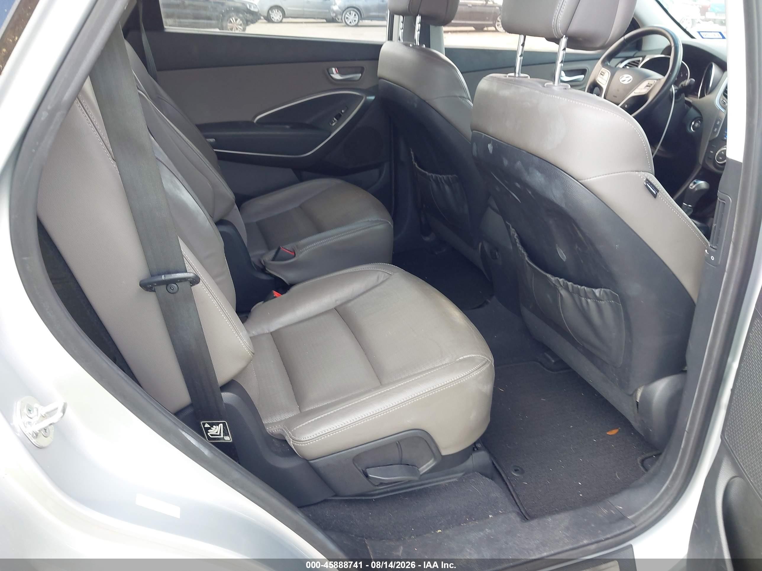 2013 Hyundai Santa Fe Limited Серебряный vin: KM8SRDHF7DU014258