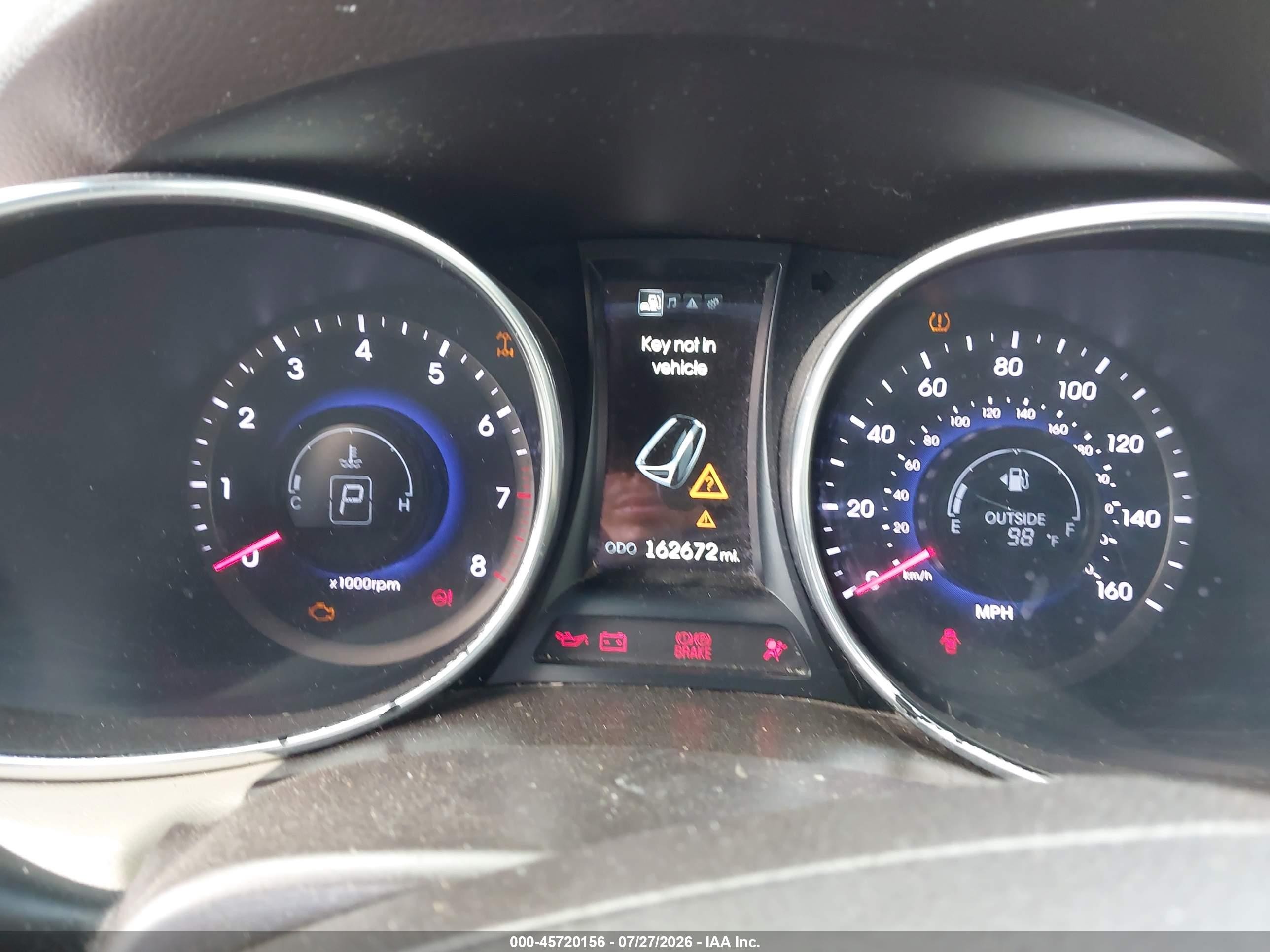 2013 Hyundai Santa Fe Limited Red vin: KM8SRDHF7DU032419