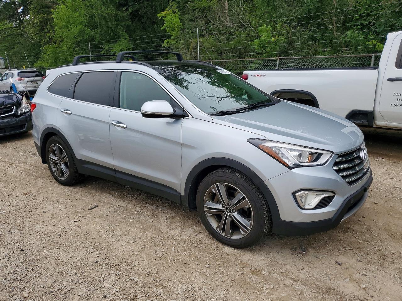 2015 Hyundai Santa Fe Limited Silver vin: KM8SRDHF7FU103816
