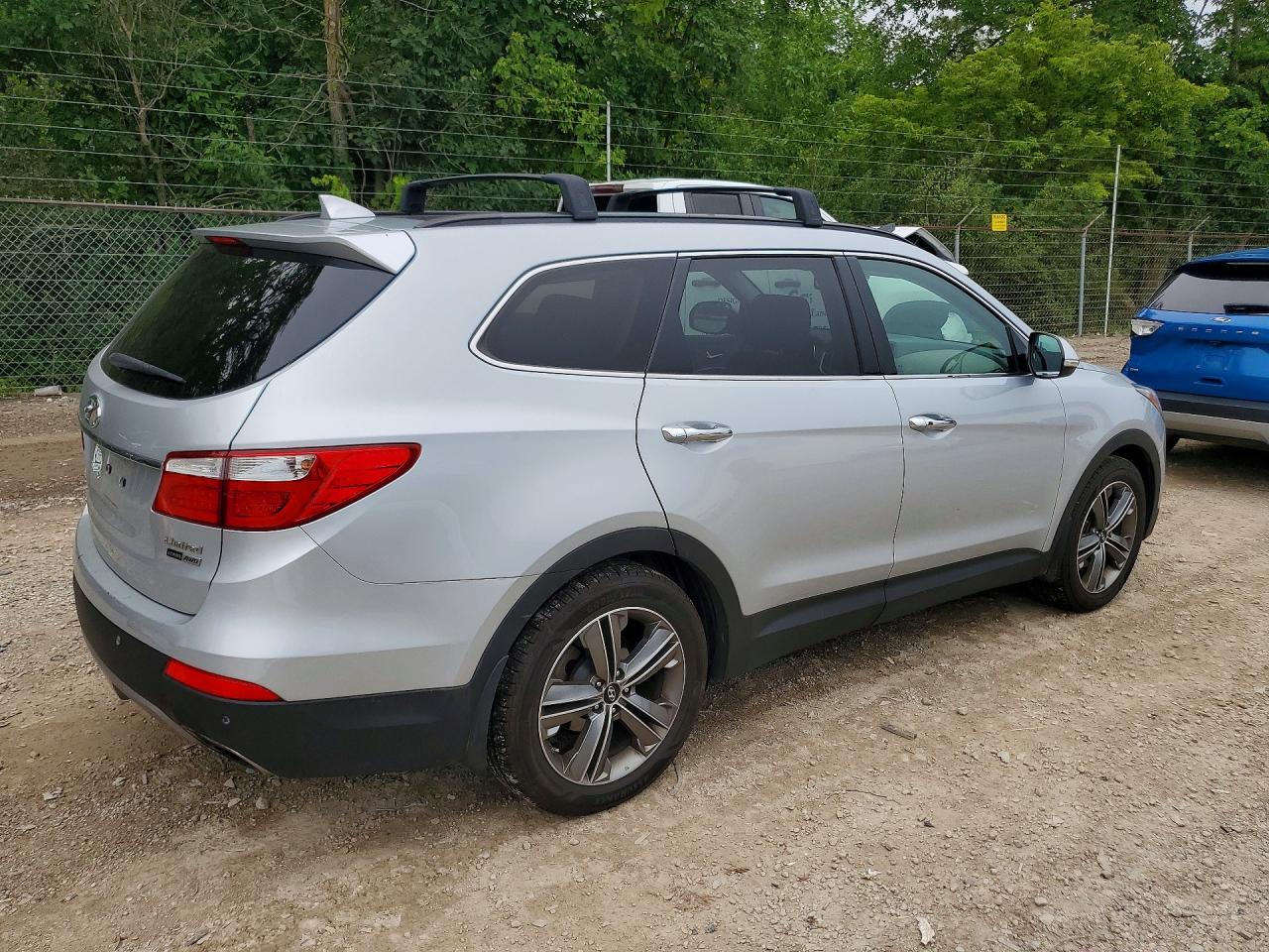 2015 Hyundai Santa Fe Limited Silver vin: KM8SRDHF7FU103816