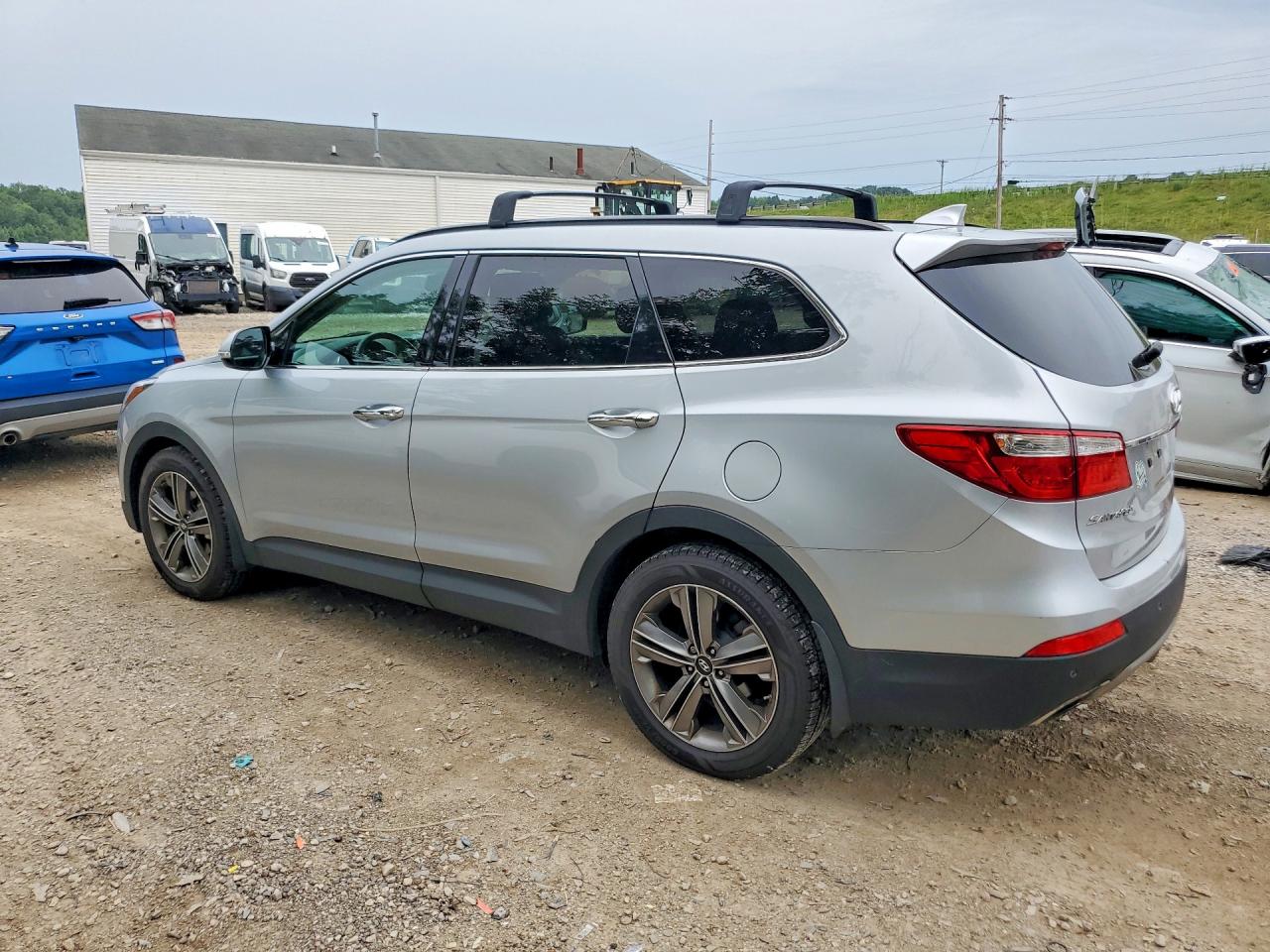 2015 Hyundai Santa Fe Limited Silver vin: KM8SRDHF7FU103816