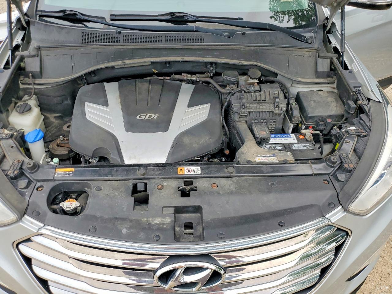 2015 Hyundai Santa Fe Limited Серебряный vin: KM8SRDHF7FU103816