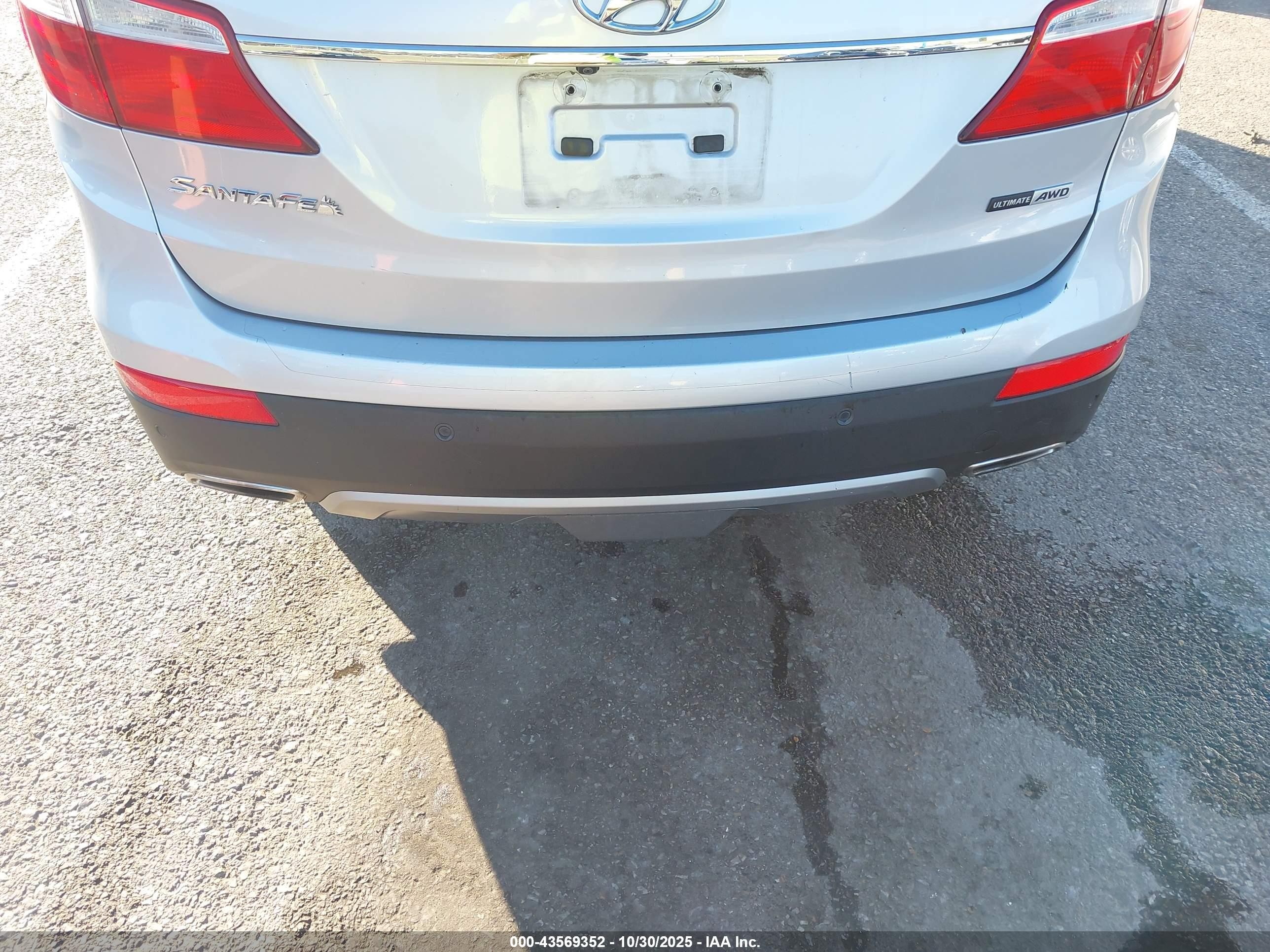 2015 Hyundai Santa Fe Gls Silver vin: KM8SRDHF7FU106604