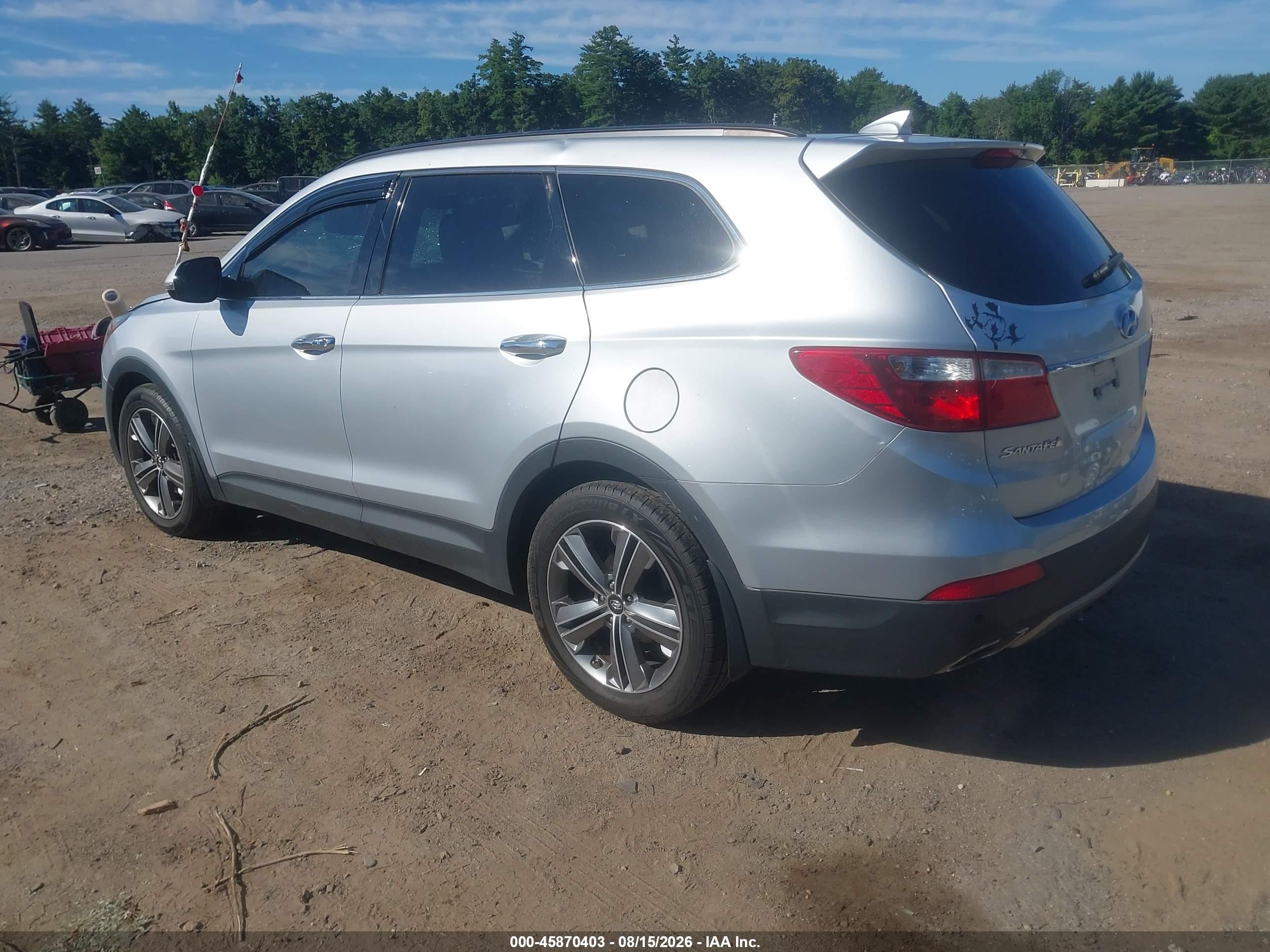 2015 Hyundai Santa Fe Gls Gray vin: KM8SRDHF7FU121863