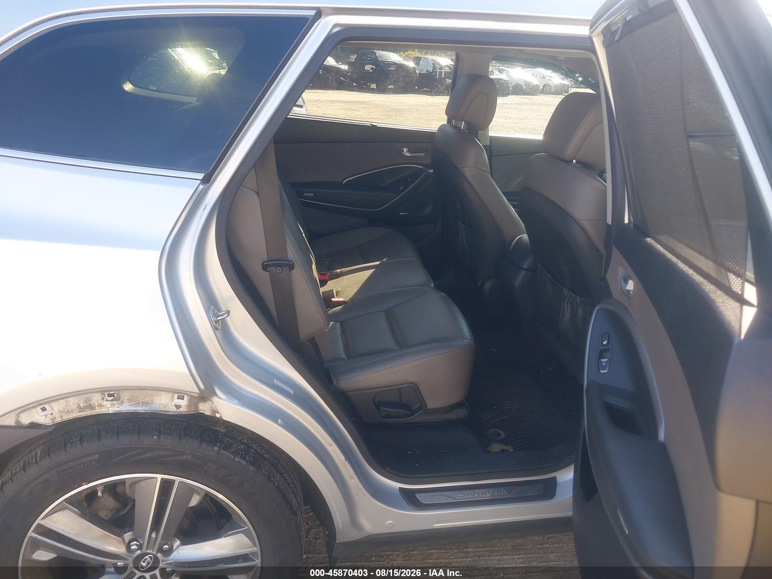 2015 Hyundai Santa Fe Gls Gray vin: KM8SRDHF7FU121863