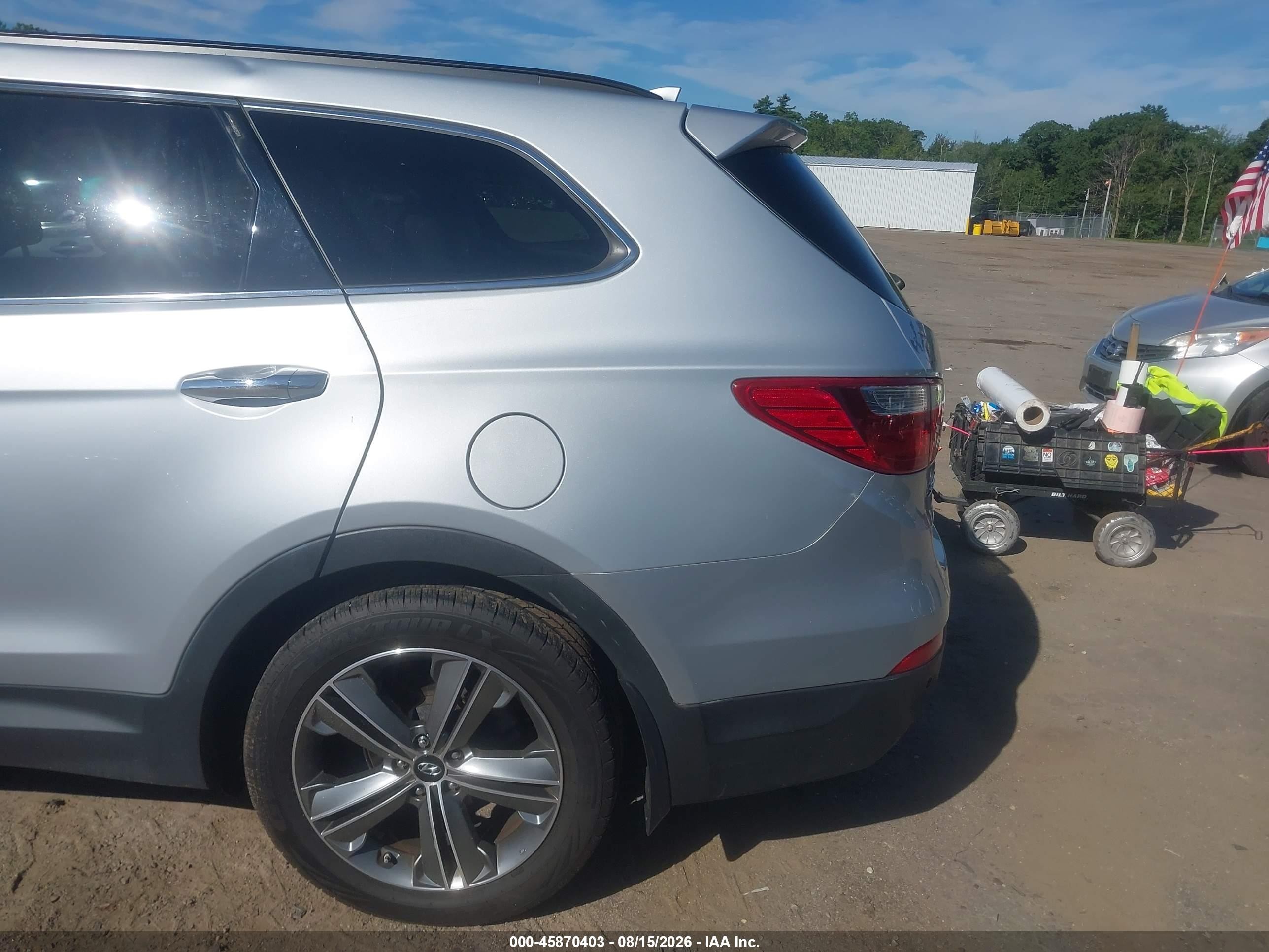 2015 Hyundai Santa Fe Gls Gray vin: KM8SRDHF7FU121863