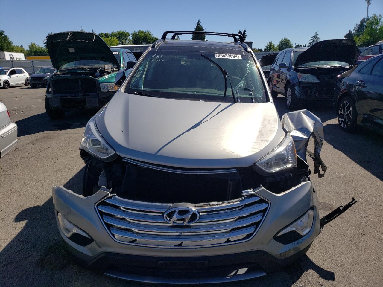2015 Hyundai Santa Fe Gls Silver vin: KM8SRDHF7FU127047
