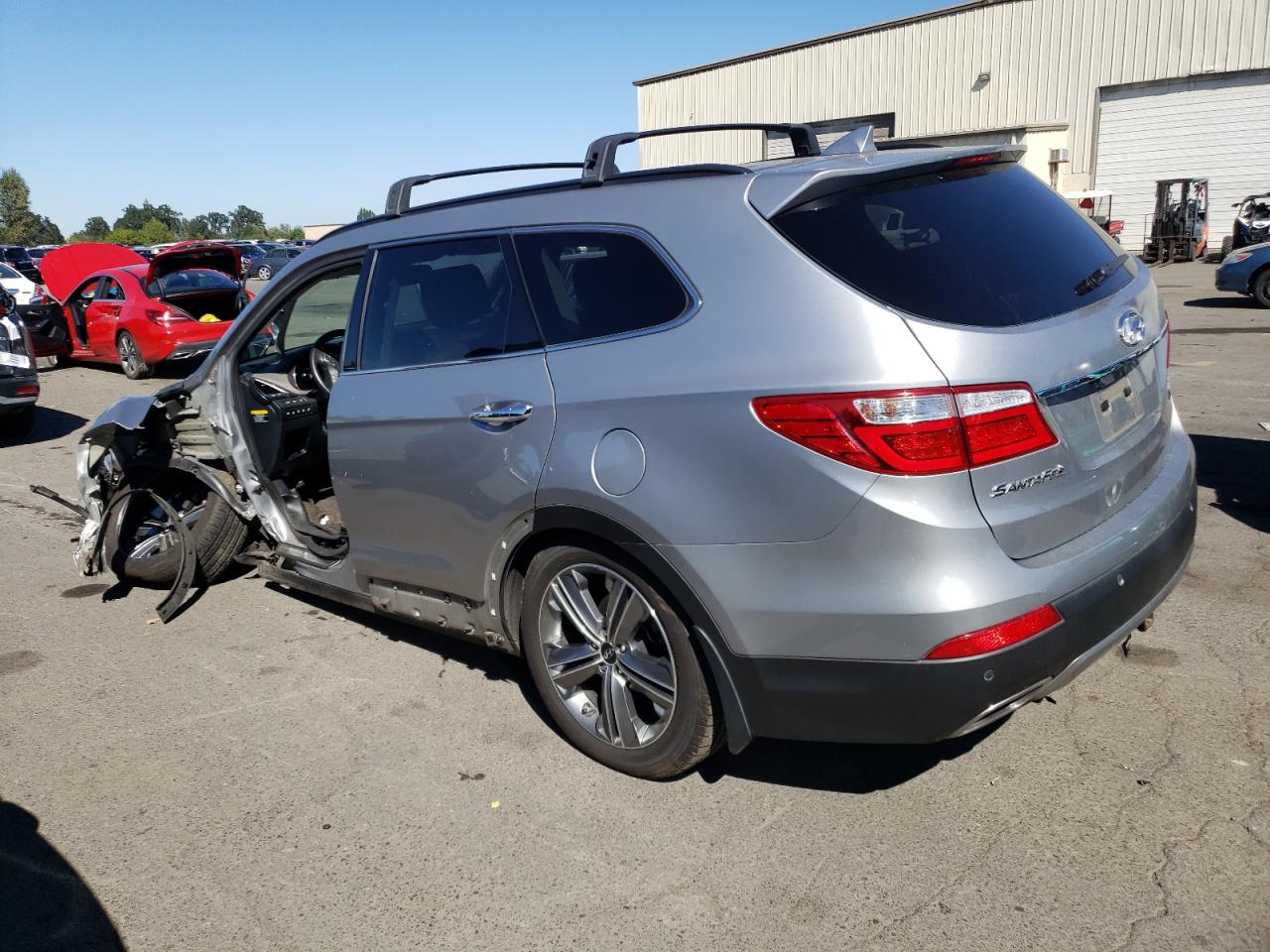 2015 Hyundai Santa Fe Gls Silver vin: KM8SRDHF7FU127047