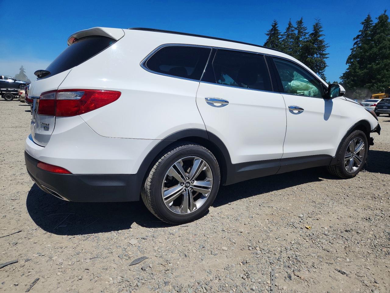 2013 Hyundai Santa Fe Limited White vin: KM8SRDHF8DU000577