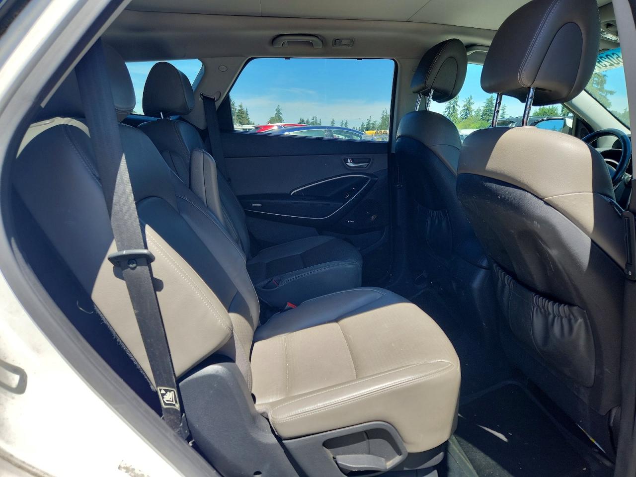 2013 Hyundai Santa Fe Limited White vin: KM8SRDHF8DU000577