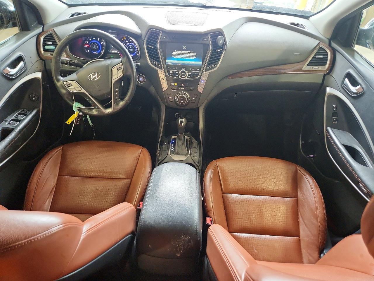 2013 Hyundai Santa Fe Limited Black vin: KM8SRDHF8DU011451