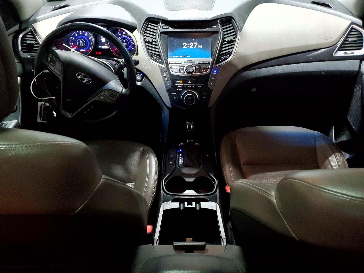 2014 Hyundai Santa Fe Limited Silver vin: KM8SRDHF8EU071893