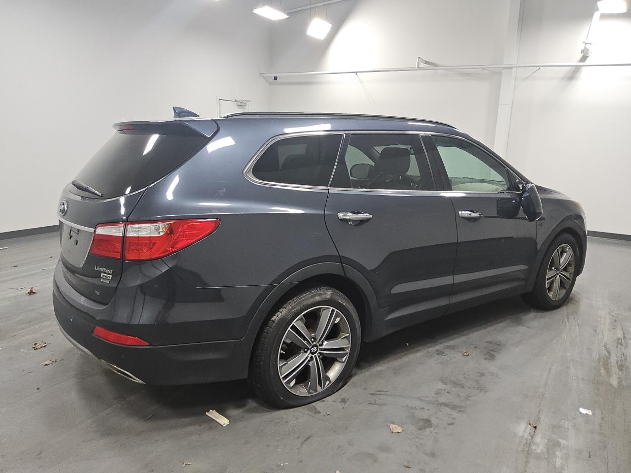 2014 Hyundai Santa Fe Limited Black vin: KM8SRDHF8EU088466 Damage: Right Rear Tire, Flat, Repair Required